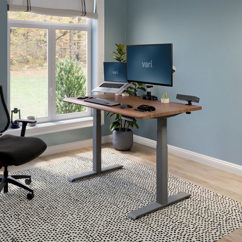 raised desk in a home office setting image number null